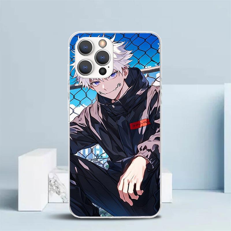 Kaisen J-Jujutsu Inumaki Toge Phone Case For IPhone 16 17 Air 16E 15 14 Plus 13 Mini 12 11 Pro Max 7 8 + SE 2020 Soft TPU Back C