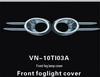 Otai Fog Light Bright Frame for 10-12 Volkswagen Tiguan - Fog Light Cover & Sticker
