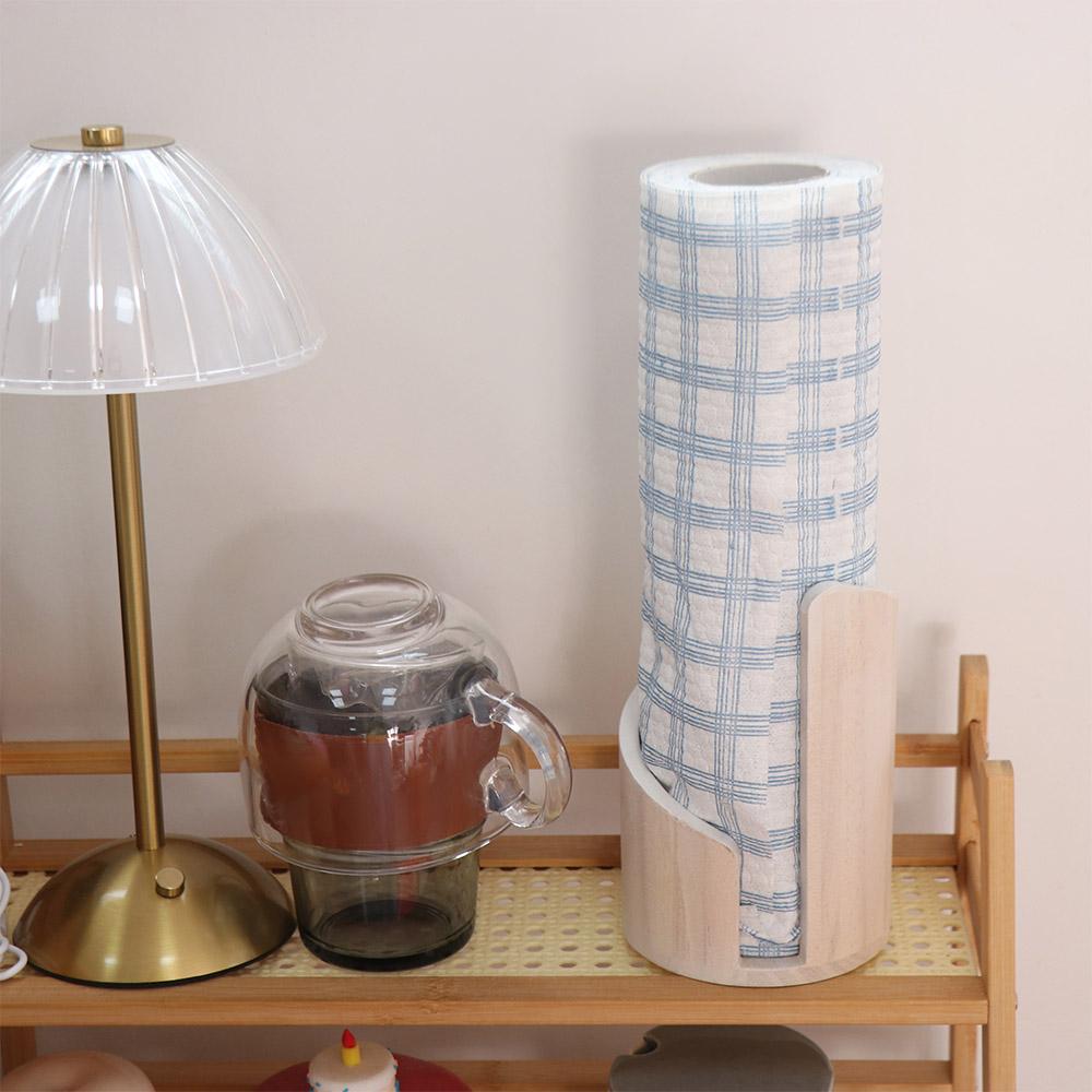 Large Capacity Paper Towel Stand Holder Freestanding Base Freestanding Paper Roll Holder Apartment