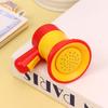 Cartoon Mini Recording Speaker Toy Keychain Charm Children Kids Handheld Loudspeaker Backpack Bag Pendant Car Key Chain Keyring