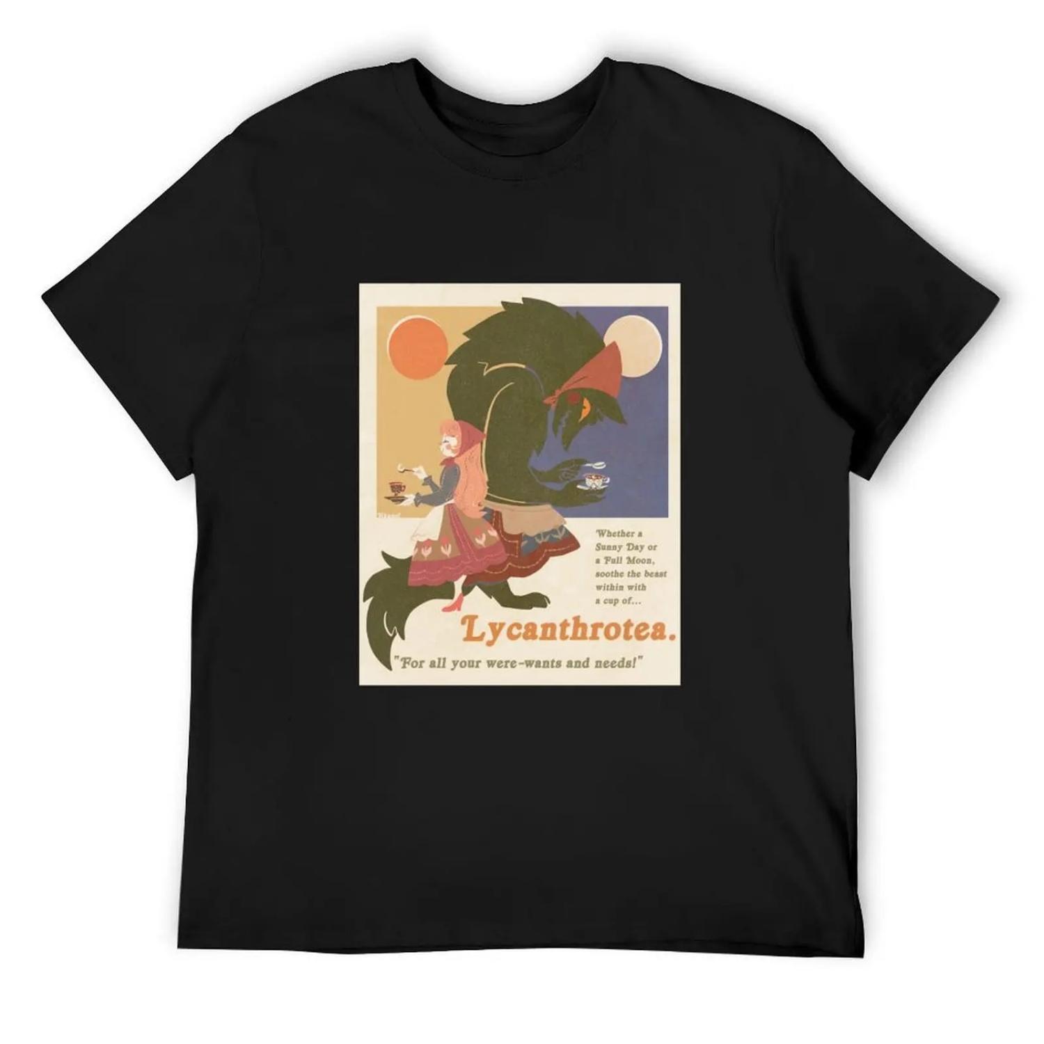 Lycanthrotea T-Shirt custom t shirt fashion shirts customs Men s t-shirts S