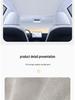 Tesla Model 3/Y Suede Plush Sunroof Sunshade - UV Protection
