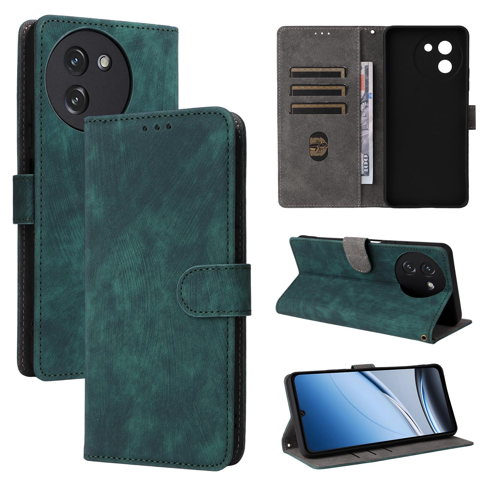 

Чохол-книжка для Doogee Note 59/Note 59 Pro з PU шкіри, захист всього корпусу з [блокуванням RFID], протиударний, міцний, ретро чохол для телефону Doogee Note59/Note 59 Pro зелений