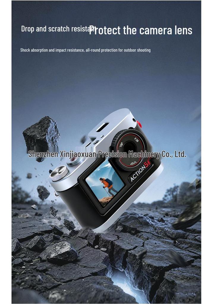 Aluminum Alloy Protective Cage for DJI Action 5 Pro/4/3 Sports Camera