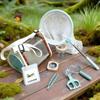 Kit de Explorador Científico e Armadilha de Insetos para Crianças ao Ar Livre com Bússola e Lupa