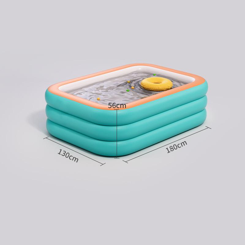 Inflatable Foldable Pool for Children and Adults - Perfect for Outdoor Summer Fun