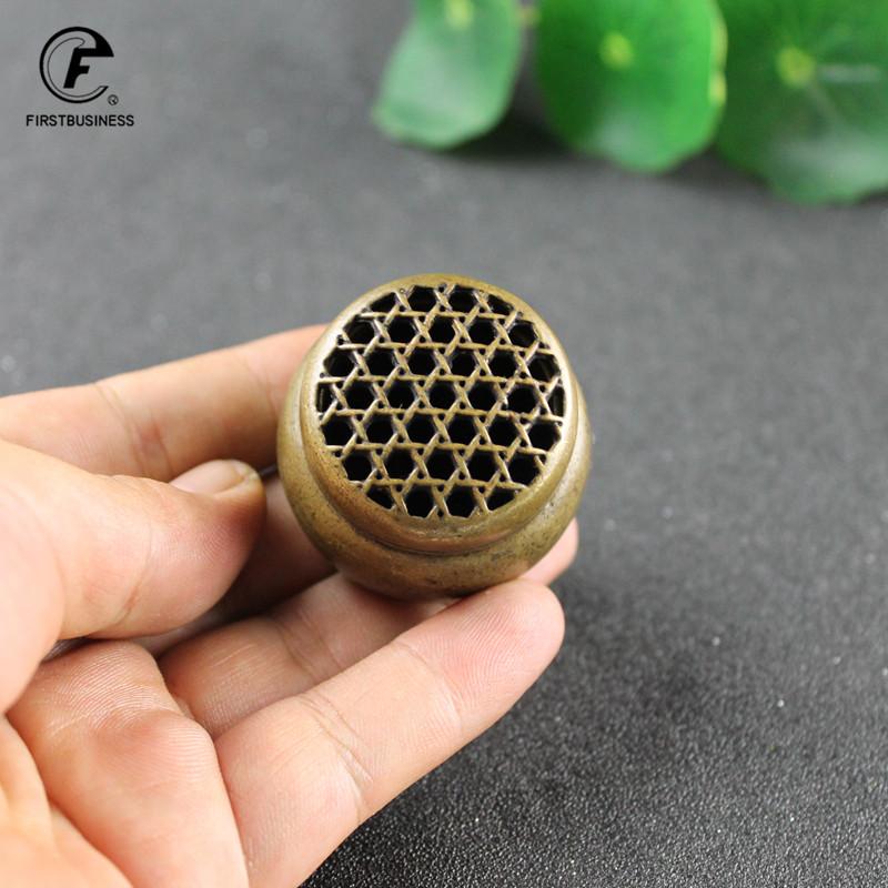 Grid Lncense Burner Retro Copper Dish Japan Korea Buddha Incense Holder Burner Brass Mini Sandalwood Censer Incense New