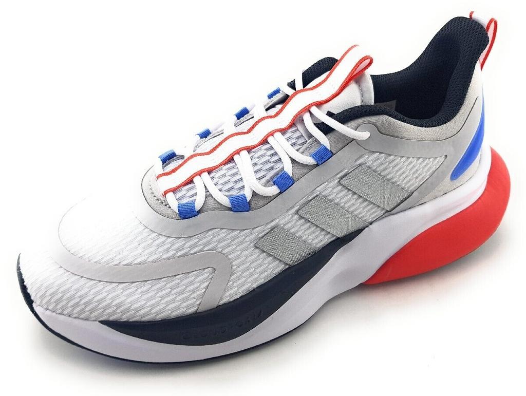 Кроссовки Adidas AlphaBounce+ Sustainable Bounce облачно-белый/серебристый металлик/синий фьюжн