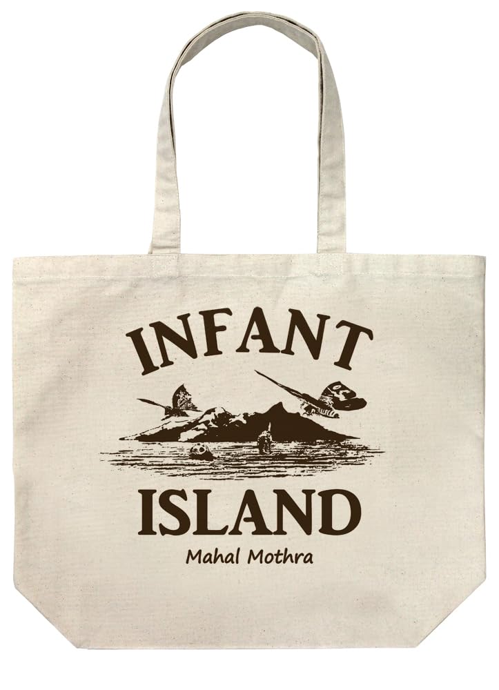 

COSPA Godzilla Infant Island Large Tote Bag NATURAL [Official]