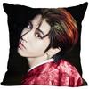 New Han Jisung KPOP Pillow Cover Bedroom Home Office Decorative Pillowcase Square Zipper Pillow Cases 45X45CM Satin Soft No Fade