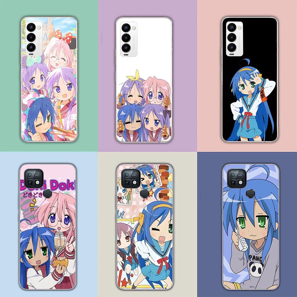 Lucky Star Izumi Konata girl Soft Cover for Samsung Galaxy A04 A14 A23 A34 A54 M23 M33 M52 M53 M30S M31 M51 M21 Phone Case
