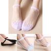 Classic Appeal Women Colors Sexy Ultra-thin Elastic Silky Short Silk Lace Invisible Socks In 7 Colors