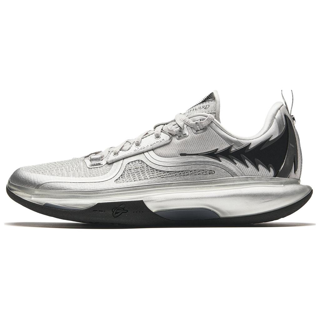 Anta GH5 Hayward 5 Silver Bullet Men Low Top Basketball Shoes Silver Black 112431115-6