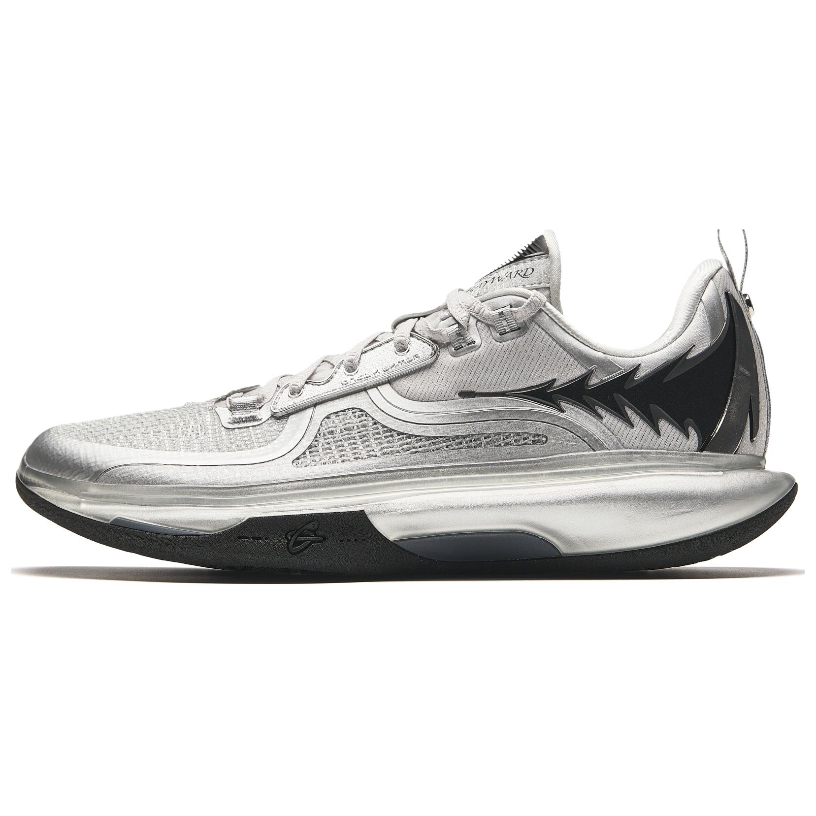 Anta GH5 Hayward 5 Silver Bullet Men Low Top Basketball Shoes Silver Black 112431115-6 45