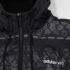 adidas Neo Comfortable Casual Mesh Printed Hooded Jacket Men Jacket Black EC1996
