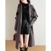 Women's Elegant Mid-Length Wool Coat