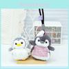 Plush Penguin Apron Toy Keychain Pendant Stuffed Animal Doll Cute Kids Gift