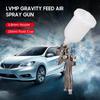 LVMP Gravity Feed Air Spray Gun Mini Paint Spraying Gun Kit 0.8mm Nozzle 250ml Fluid Cup Air Paint