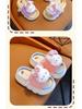 Kids' Princess Linen Slippers: Non-Slip, Thick-Sole, for Spring & Autumn.