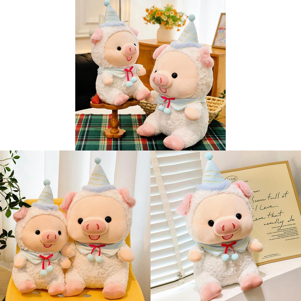 Plush Pig Toy Set With Soft Foam Filling For Kids Gift