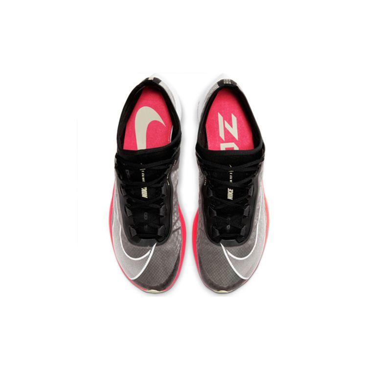 Nike Zoom Fly 3 Laser Crimson Ανδρικά Αθλητικά Παπούτσια Μαύρο Ελιά-Άουρα Λευκό AT8240-003