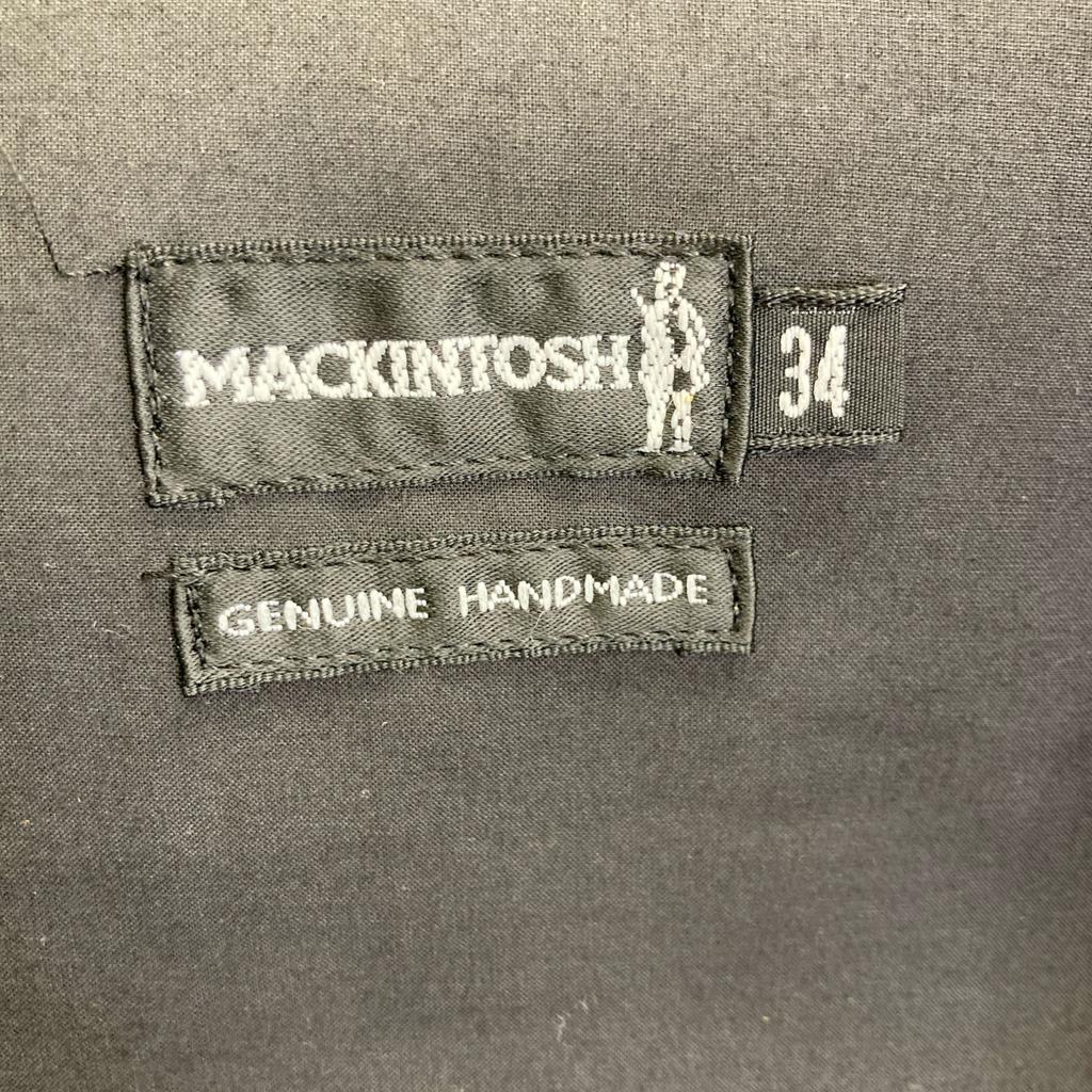 MACKINTOSH Svart dobbel kåpe kåpe 34 svartBrukt