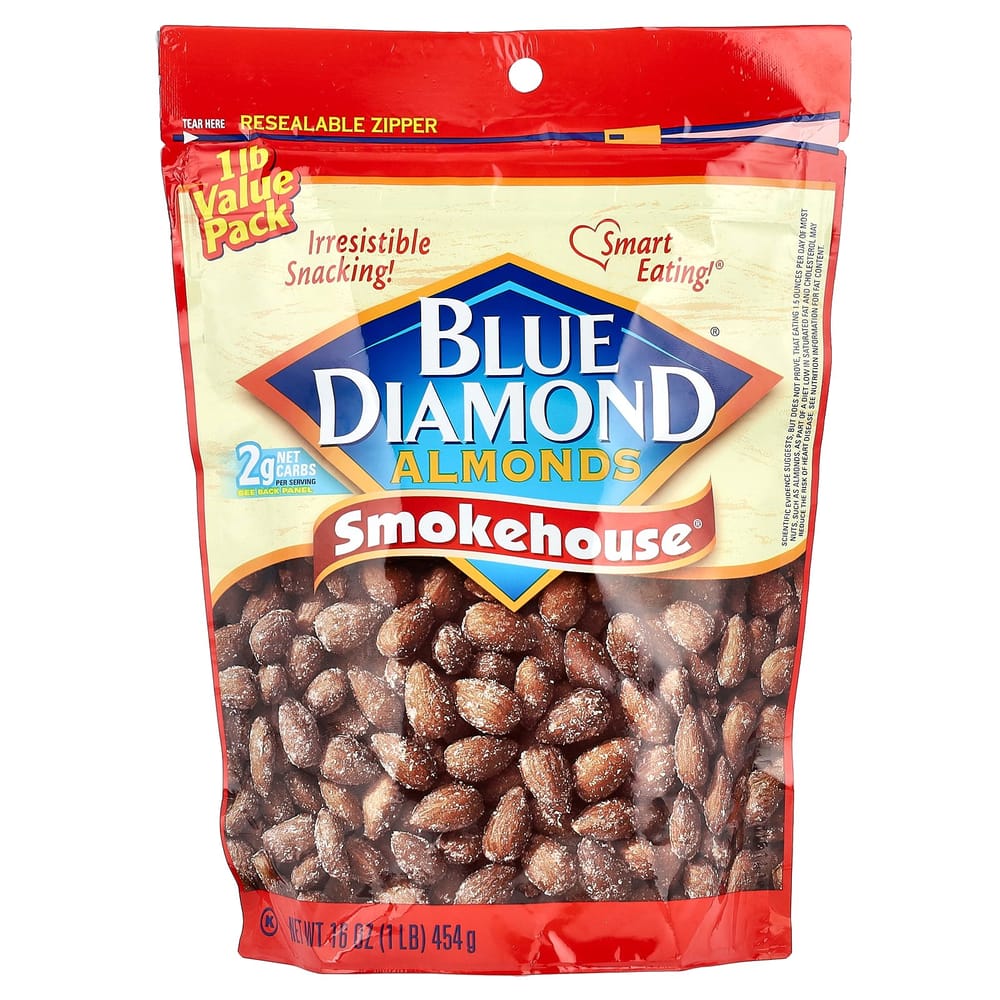 iHerb Blue Diamond Almonds Smokehouse 454g (16oz) 454g - 1 ea