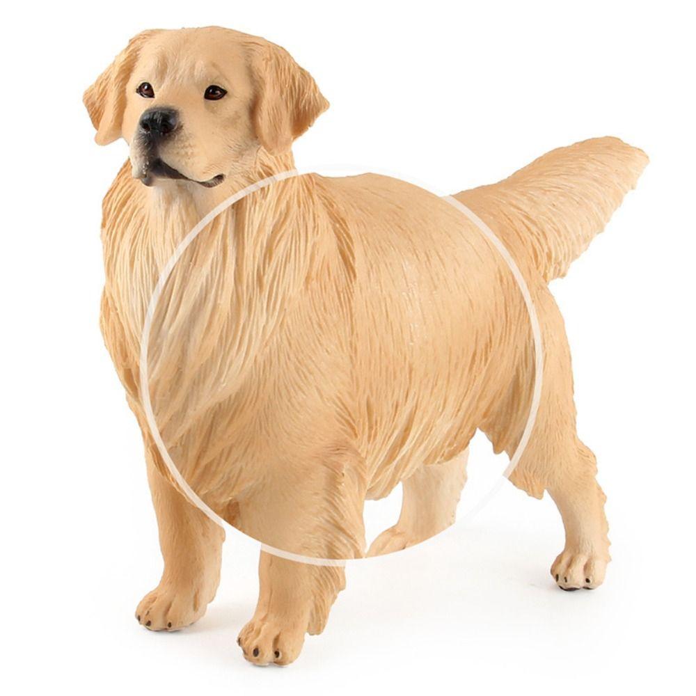 Simulation Dog Figurine Realistic Miniature Animal Model Puppy Pet   Collection