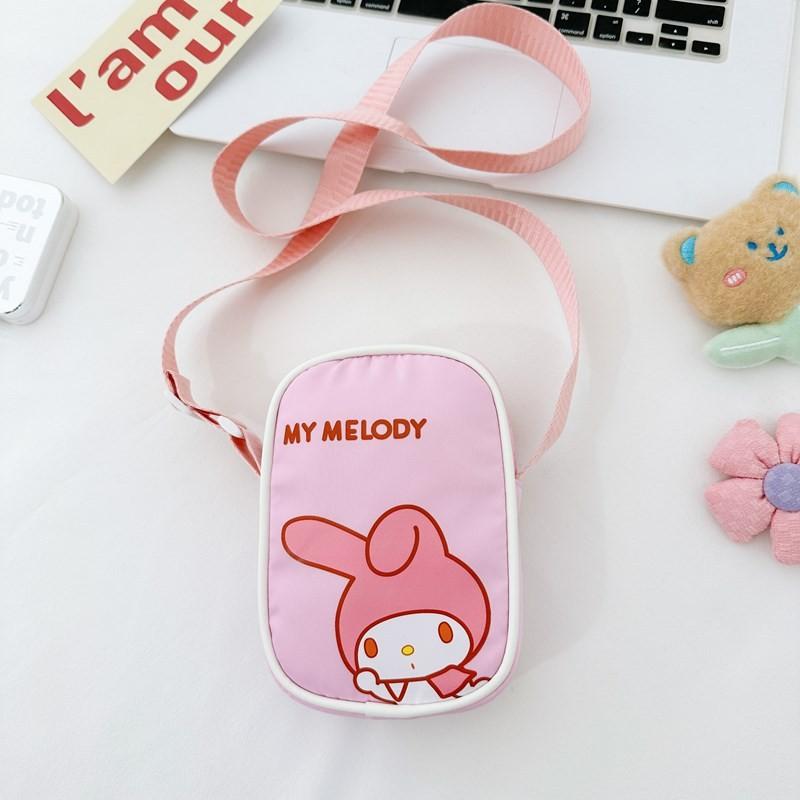 Kitty Kids Nylon Crossbody Bag With Lightweight Design For Daily Use Characters Included)**