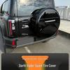 Beijing BJ40E Models 13-26 New Range-Extended Spare Tire Cover - Stainless Steel Rear Modification Accessory