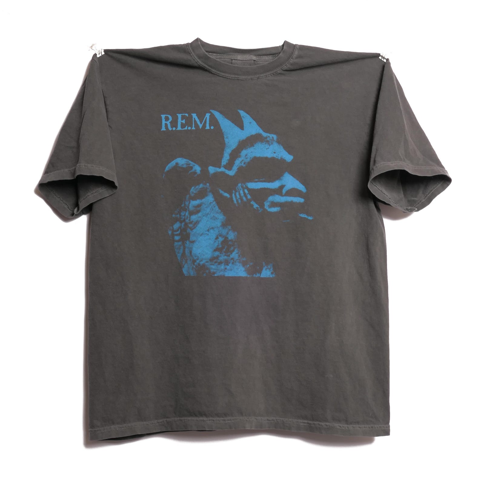 REM Band Tee Chronic Town Gargoyle Ultra Faded Post Punk New Wave Rock Alternative 1990s Radio Cult Album Heavyweight - XL M
