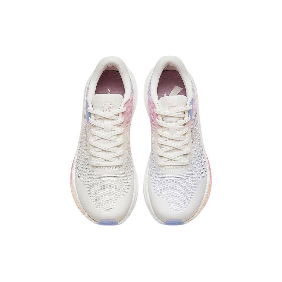 Anta Champion Series Fabric Non-Slip Wear-Resistant Low-Top Running Shoes Women sneaker White Blue Pink 122335582S-7