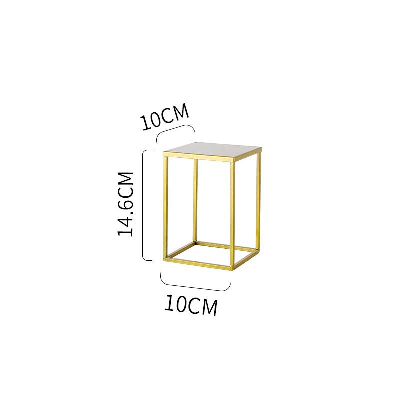 Solid Color Metal Snacks Dessert Stand Bread Cake Display Stands Plates Home Serving Platter Fruit Holders Kitchen Accessories