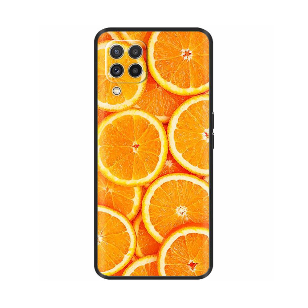 For Samsung A12 M12 F12 Case Stylish Painted Cover Soft Liquid Silicone Phone Case For Galaxy A12 A M F 12 Fundas TPU Capa Black