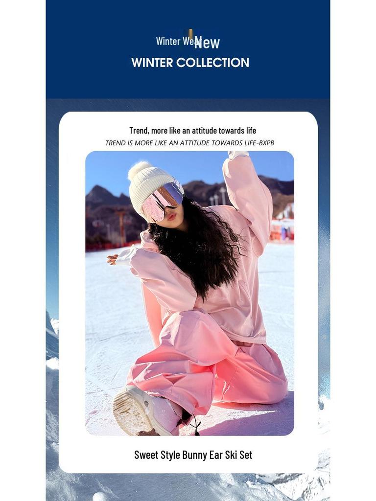 Ice Degree Zateplená voděodolná dvoudílná lyžařská souprava pro outdoor: Větruodolný, Teplý, Unisex