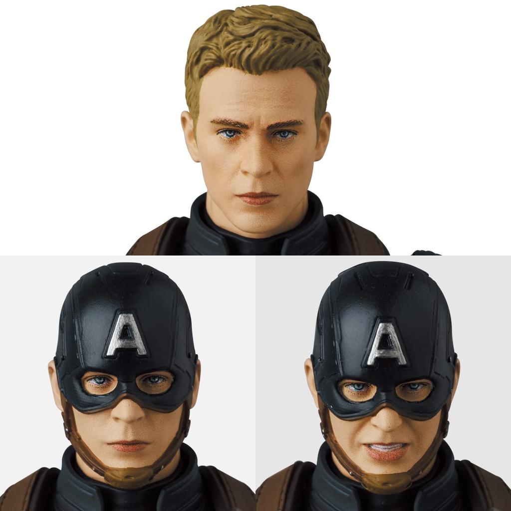 MAFEX 202 CAPTAIN AMERICA Stealth Suit Action Approximately 160mm No. Figure, Tall, Non-scale, Pre-painted