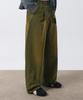 Dimiteulibeullaeg Wide Carpenter Cotton Pants_Olive