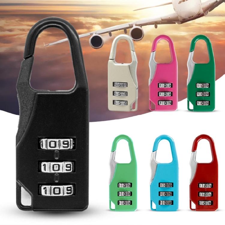 3 Digit Combination Padlock Mini Lock for School Gym Home Tool Box and Storage