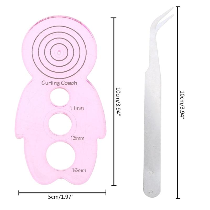 8 Pieces Paper Quiling Tools and Supplies Set Slotted Kits Rolling Curling Needle Pen Quiling Coaches & Tweezers