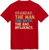 Grandad The Unisex The Myth Tshirt Best Gift For Grandfather Christmas Tee Top