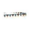 Birthday Garland - Little Mousses - Pirate - 6 Meters - 15 Flags - Pirate Theme