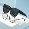 Portable Sunglasses Over-Glasses for Myopia, Polarized Driving Glasses for Men and Women, Can Be Worn Over Prescription Glasses, Summer Sun