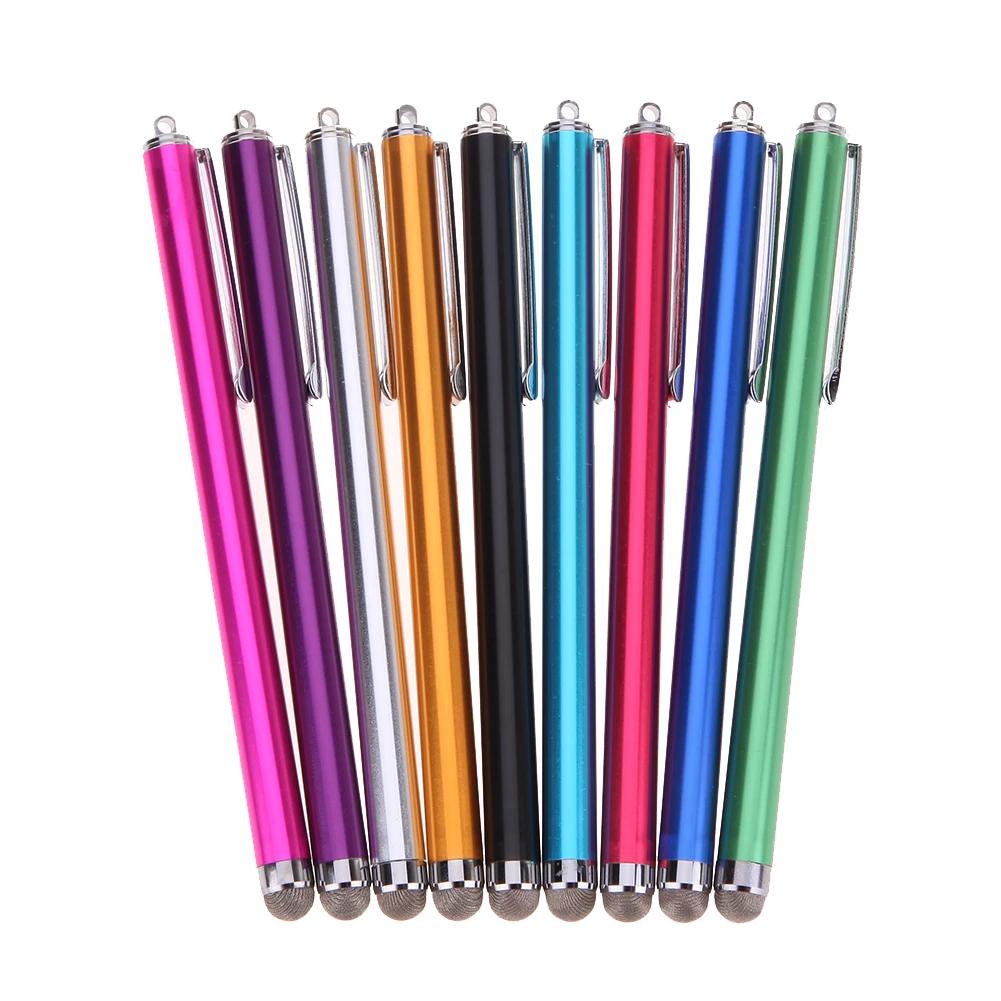 1PCS Touch Screen Pen Capacitive Pen Metal Mesh Micro-Fiber Tip Touch Screen Stylus Pen For iPhone Samsung Tablet PC
