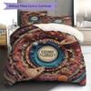 Colorful Planet Pattern Bedding Quilt Set Quilt Cover Pillowcase Home Decoration Birthday Gift (1 * duvet cover + 2 * pillowcase, without core)