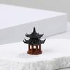 Miniature Pagoda Statues Artistic Chinese Cultural Building 3D Models Safe and Friendly to Nature Decoration