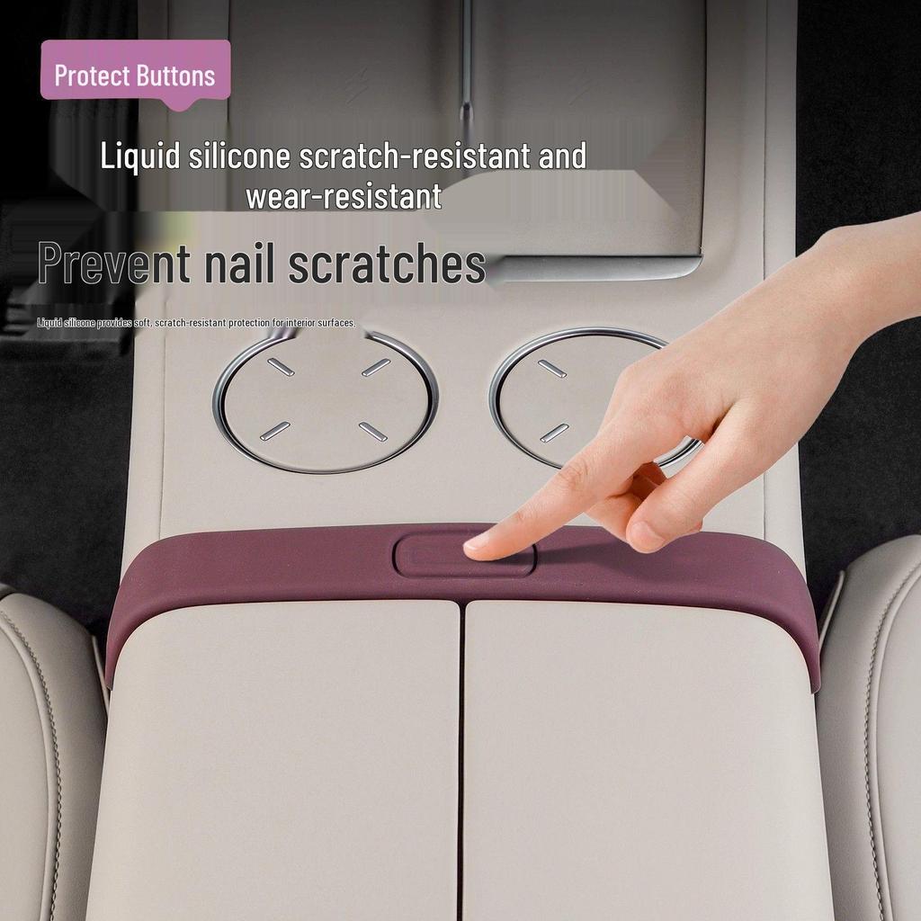 Silicone Protective Pad for YU7 Center Console Armrest Box Button