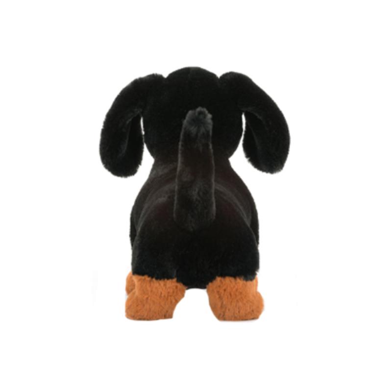 JELLYCAT Shy Series Freddy Dachshund Dog Black Animal Doll Plush Doll 17cm Height