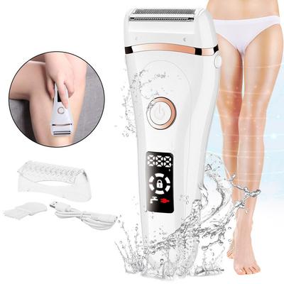 SOLIMPIA Afeitadora eléctrica para mujeres, afeitadora femenina sin dolor, inalámbrica, en seco y húmedo