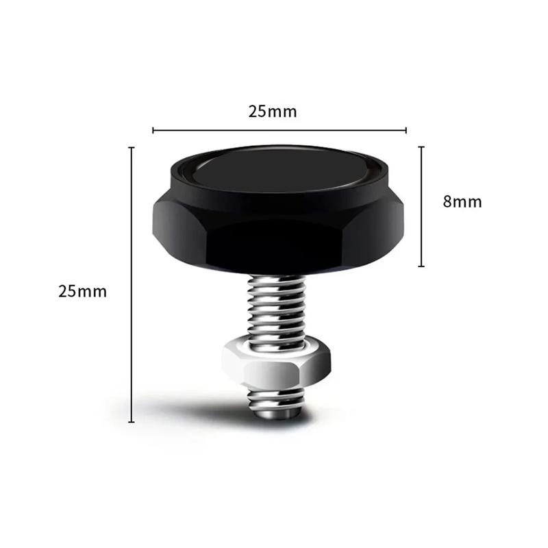 4pcs/set Car USA Italy Germany British Flag Metal Screws License Plate Bolts Auto Universal Car Accessories For VW BMW