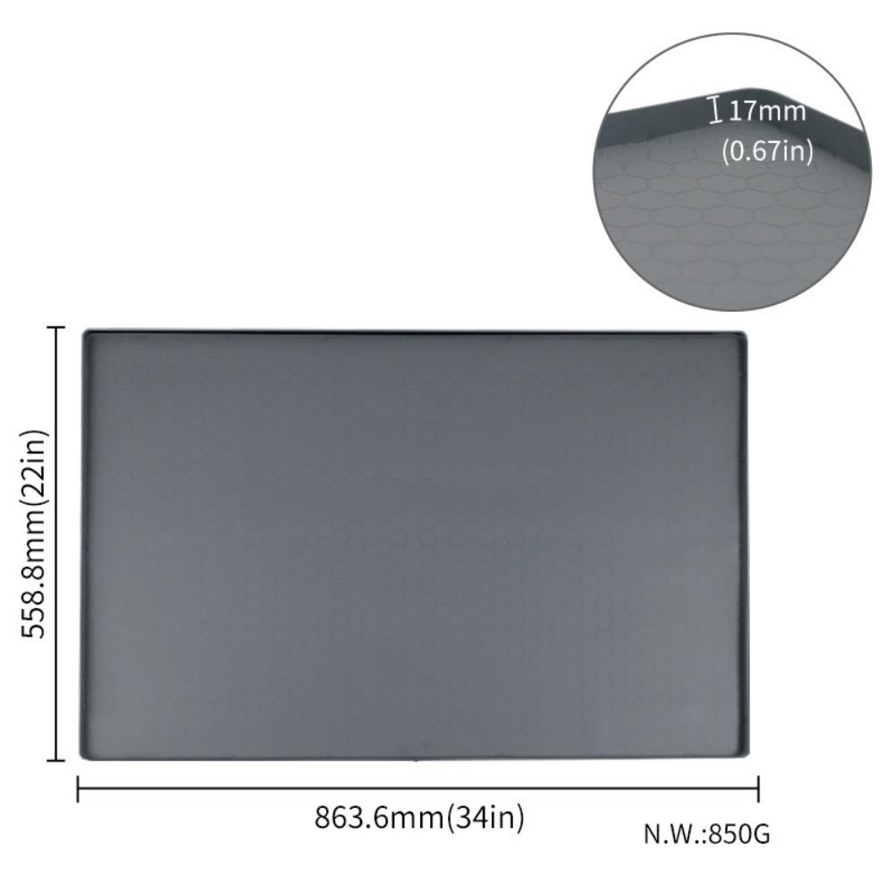 Waterproof Under Sink Mat Silicone Multipurpose Cabinet Sink Protector Oil Resistant Shelf Liner Organizer